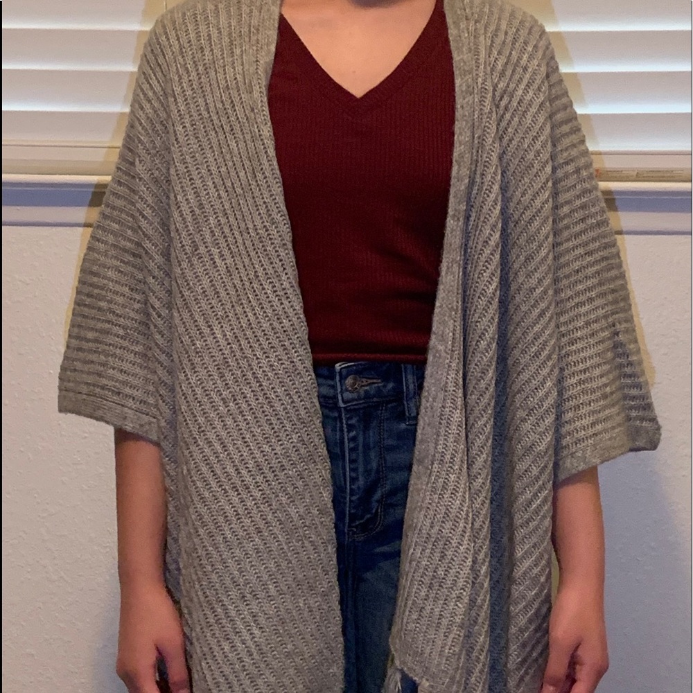 Pancho cardigan sweater